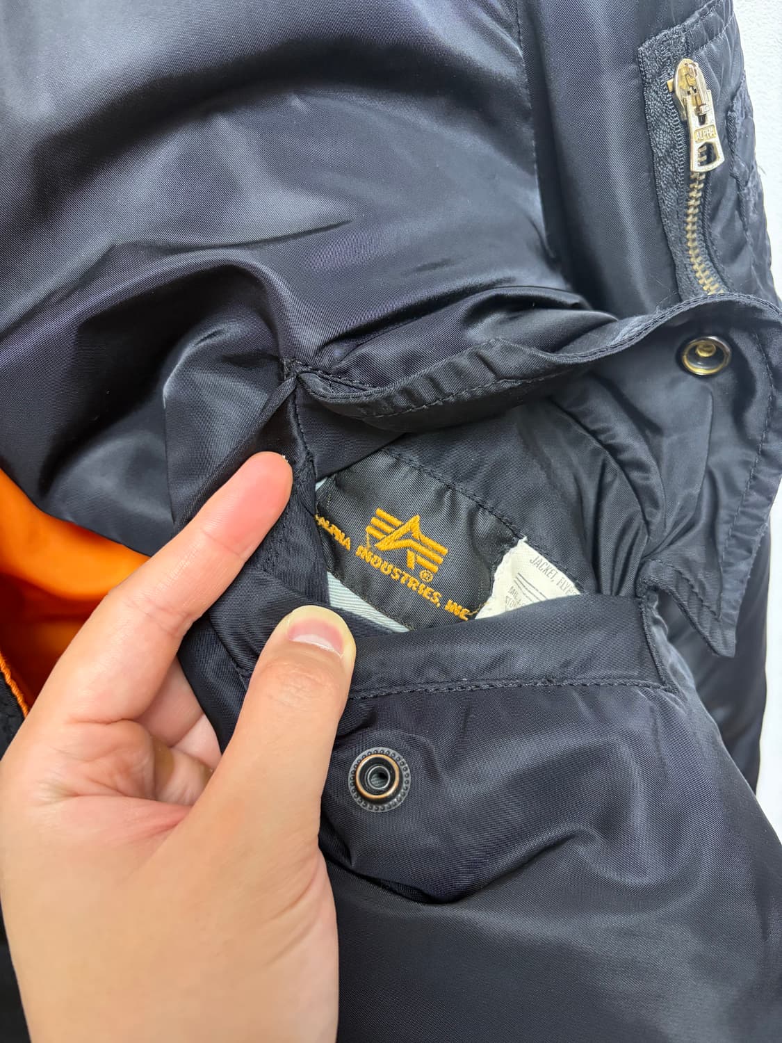 알판더스트리 ma-1 항공점퍼 상품이미지4