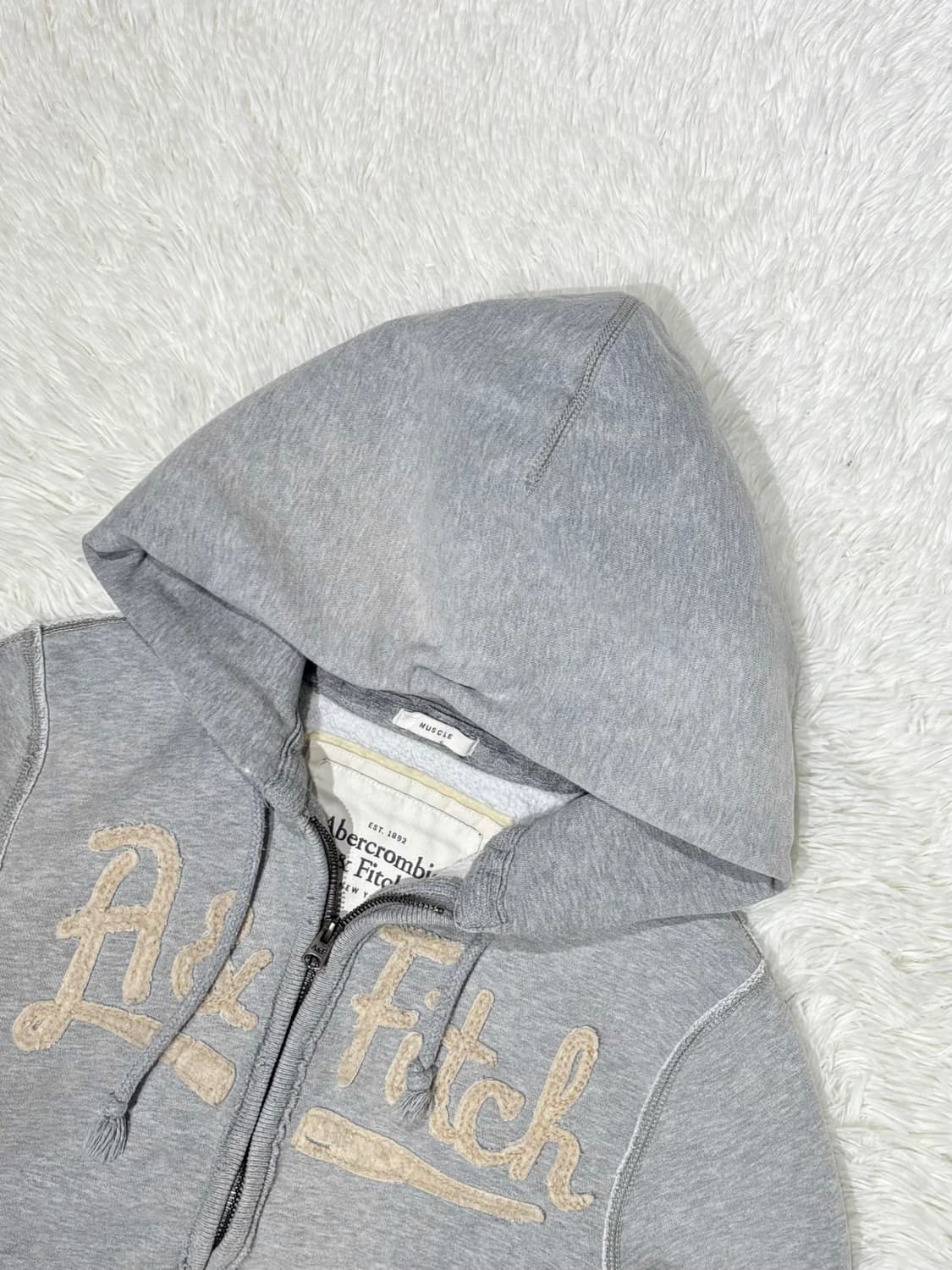 아베크롬비 그레이 후드집업 상품이미지4