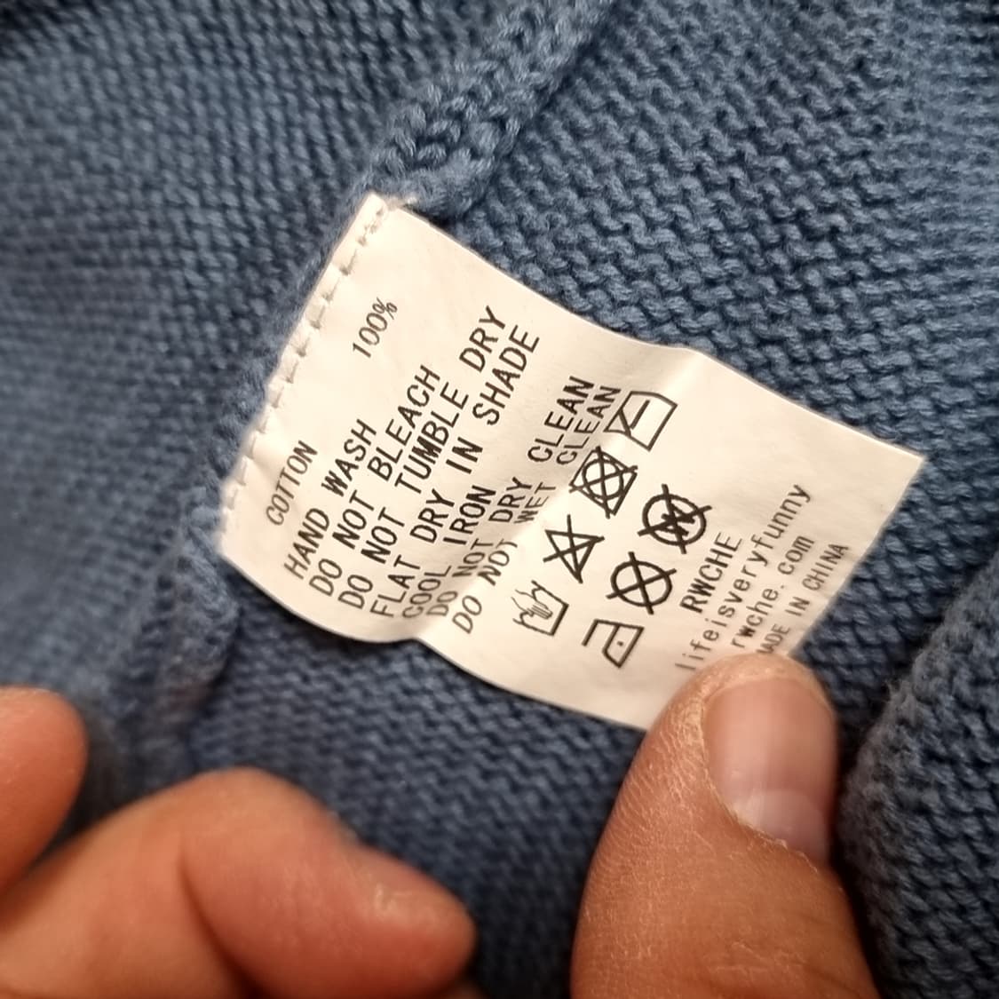 RWCHA 일본제 야구 선수 캐릭터 니트 스웨터 하늘색 상품이미지6