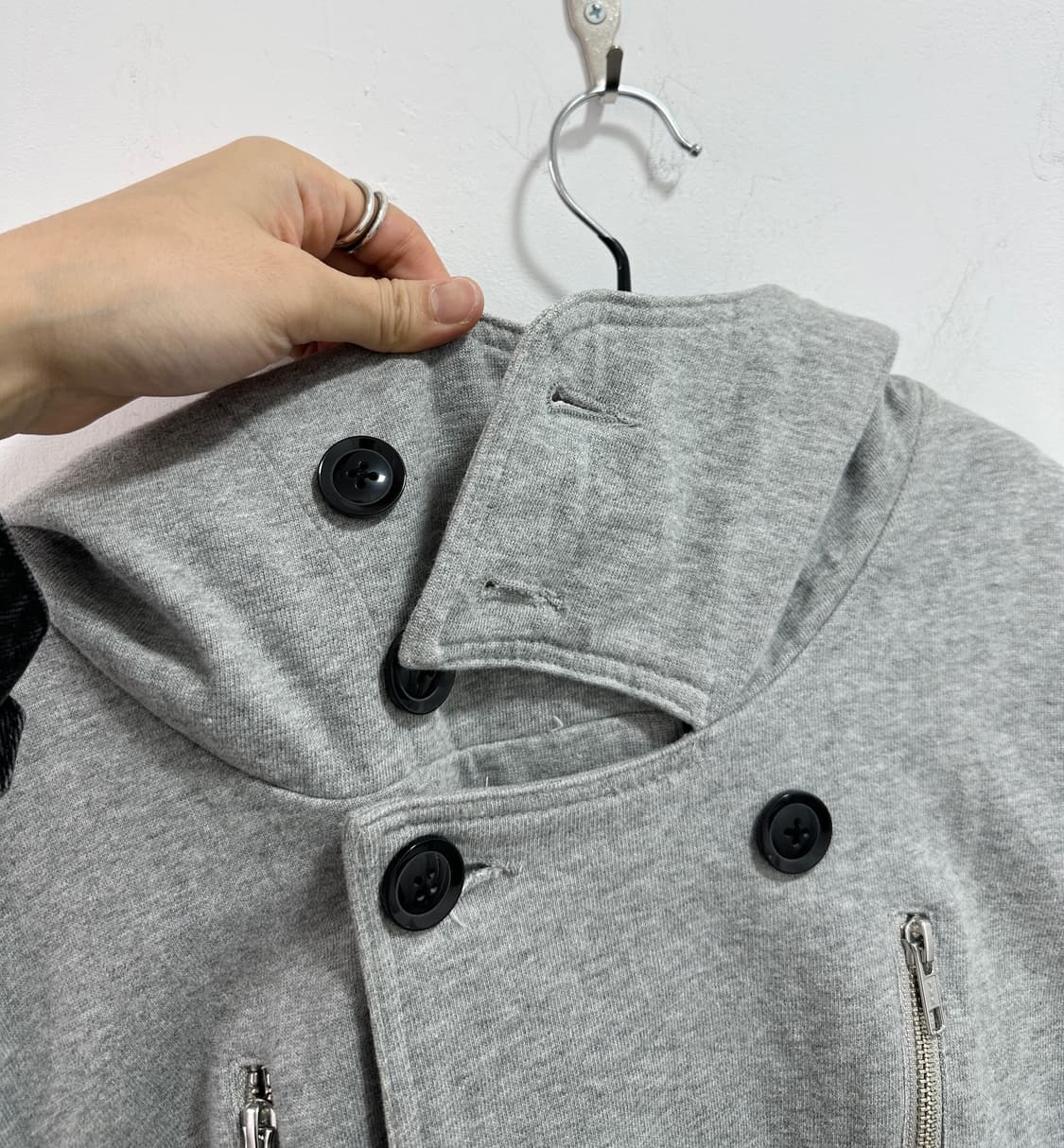 Ships jet blue double buttoned cotton  상품이미지5