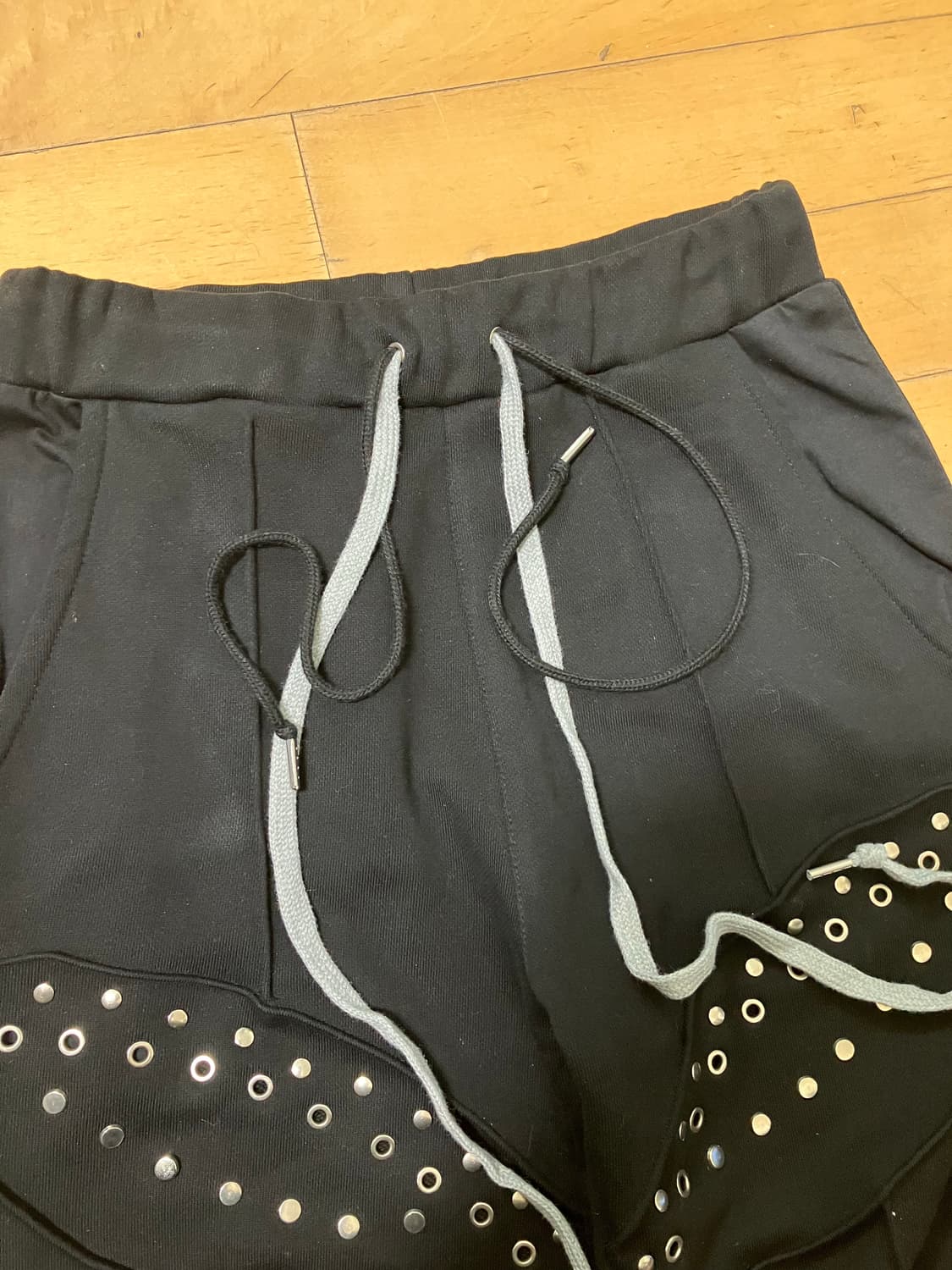 Japanese 90s 아티저널 아일렛 더블 스트링 스웻팬츠 29-34 상품이미지5