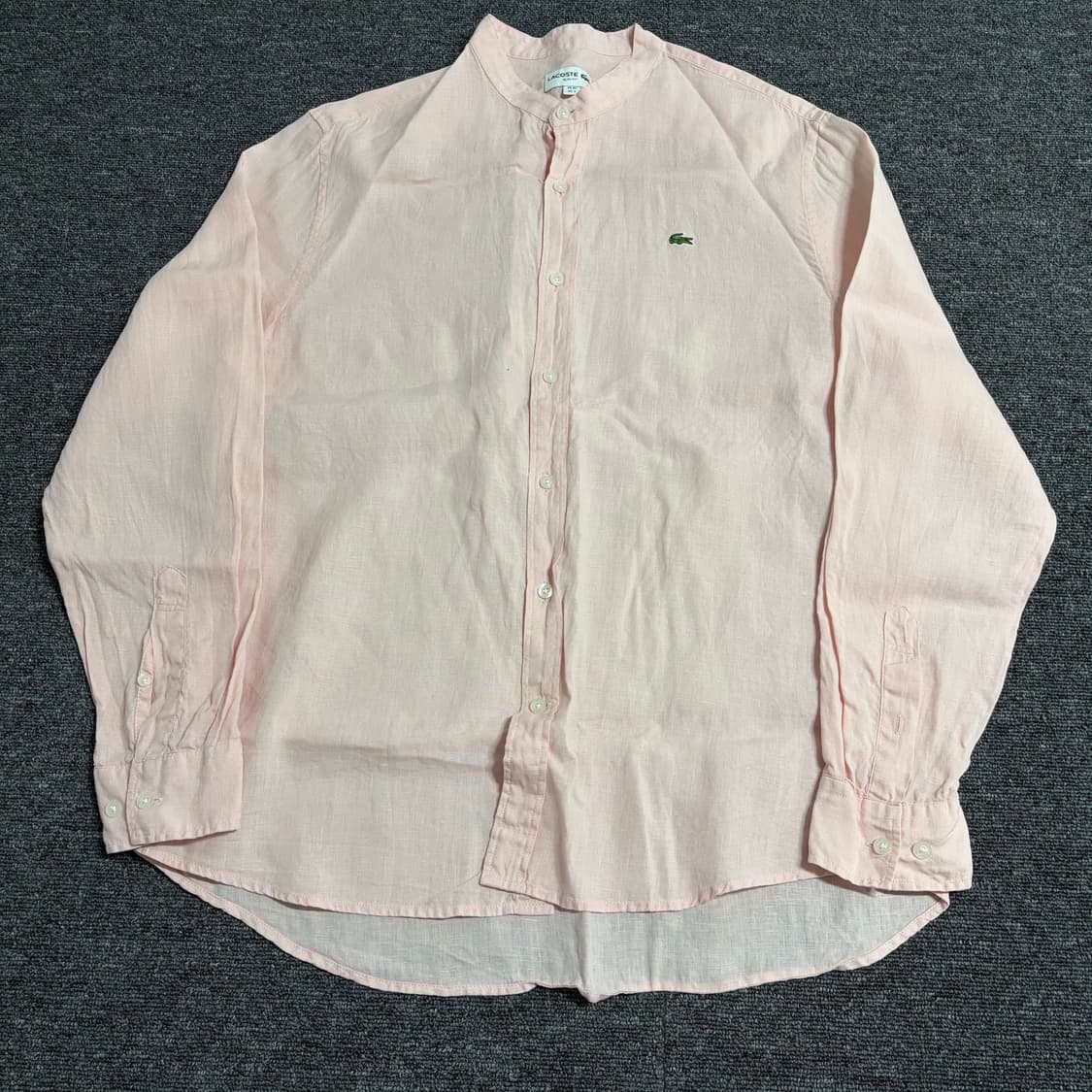 라코스테 헨리넥 린넨 셔츠 상품이미지1