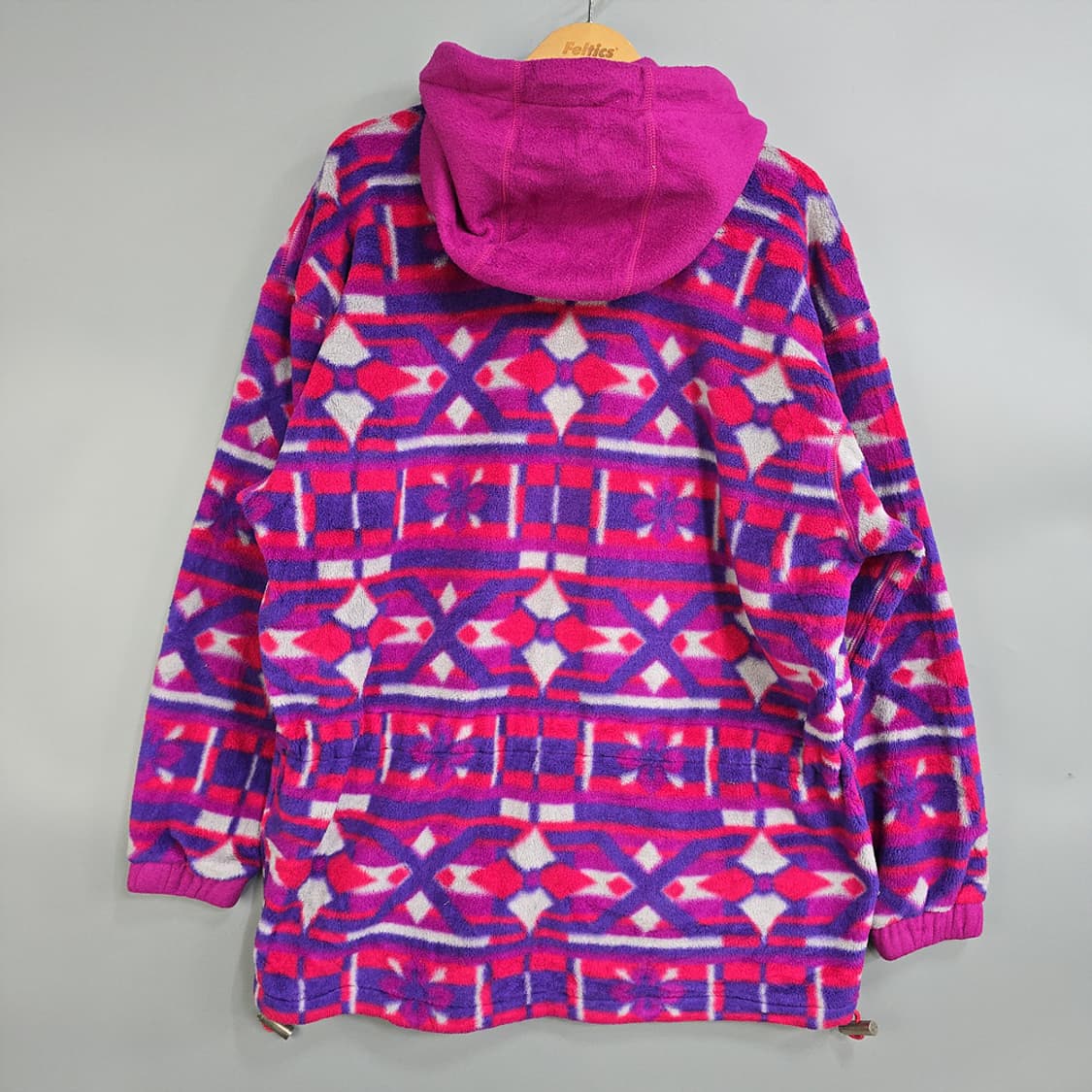 피닉스(PHENIX) 패턴 플리스 후드집업 L 상품이미지5