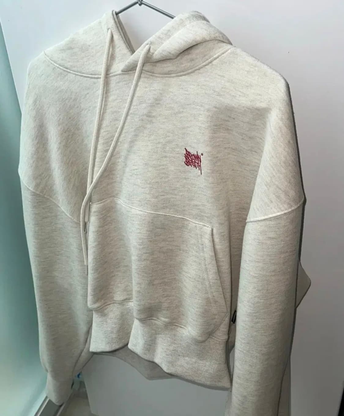 브라운브레스 크롭 후드티 오트밀,차콜 상품이미지3