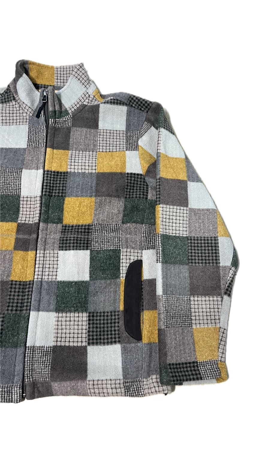 패치워크 후리스 자켓 상품이미지3