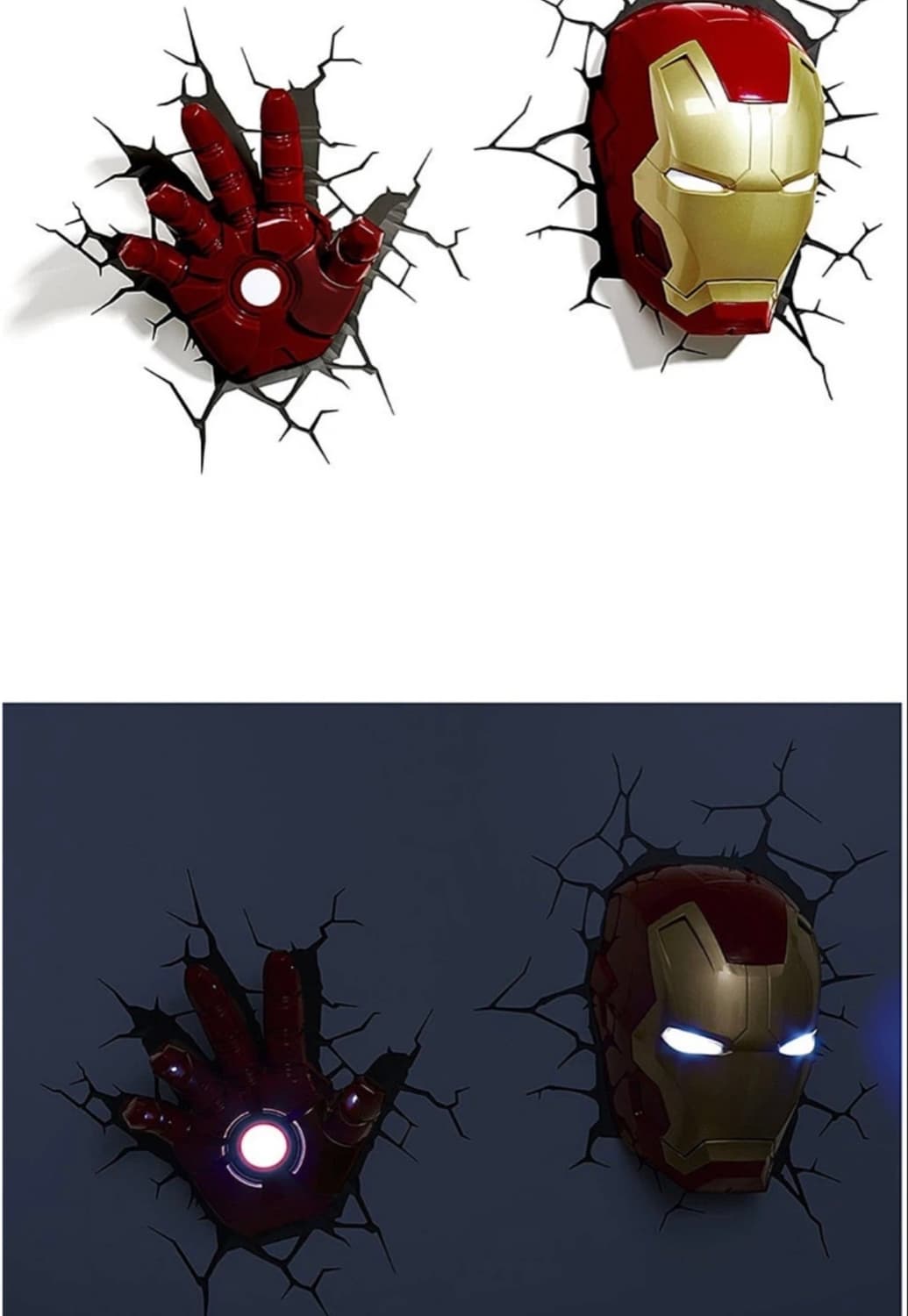 마블 아이언맨 벽 조명 상품이미지2