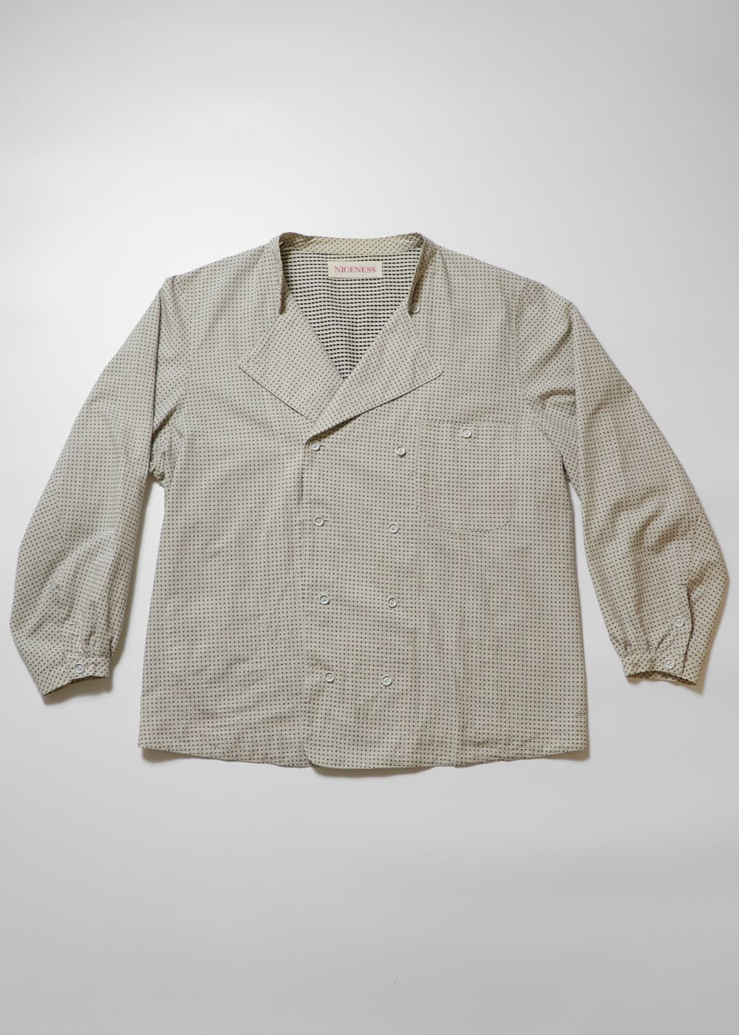 NICENESS KAVUS Double Breasted Dot Shirt 상품이미지1