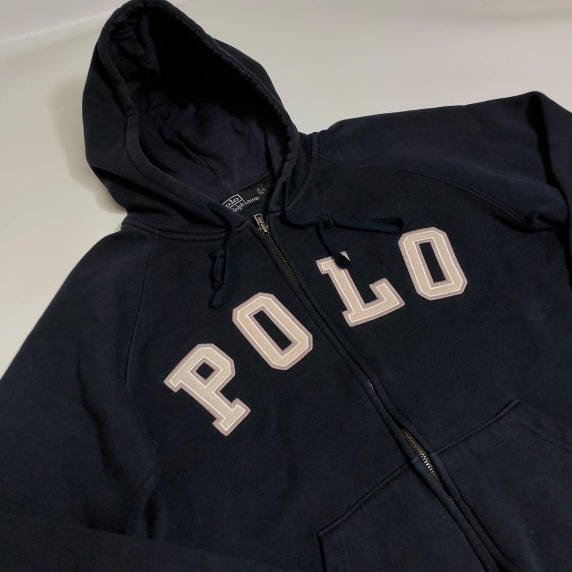 폴로 랄프로렌 로고 후드집업 L 상품이미지4