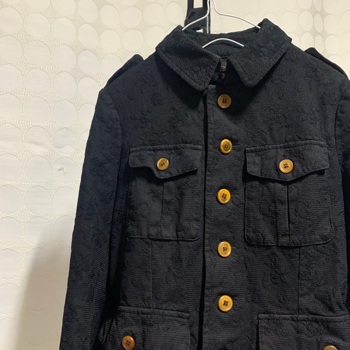 Comme des garçons 이형 레이스 배색 자켓 상품이미지5