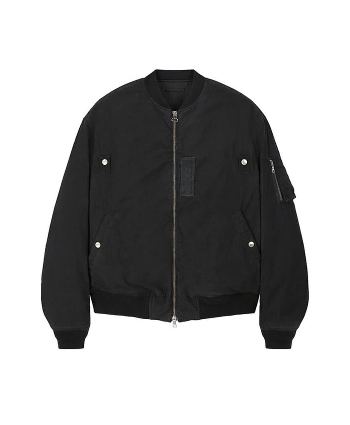 [M] 아트이프액츠 가먼트다잉 리버시블 MA-1 블랙 상품이미지3