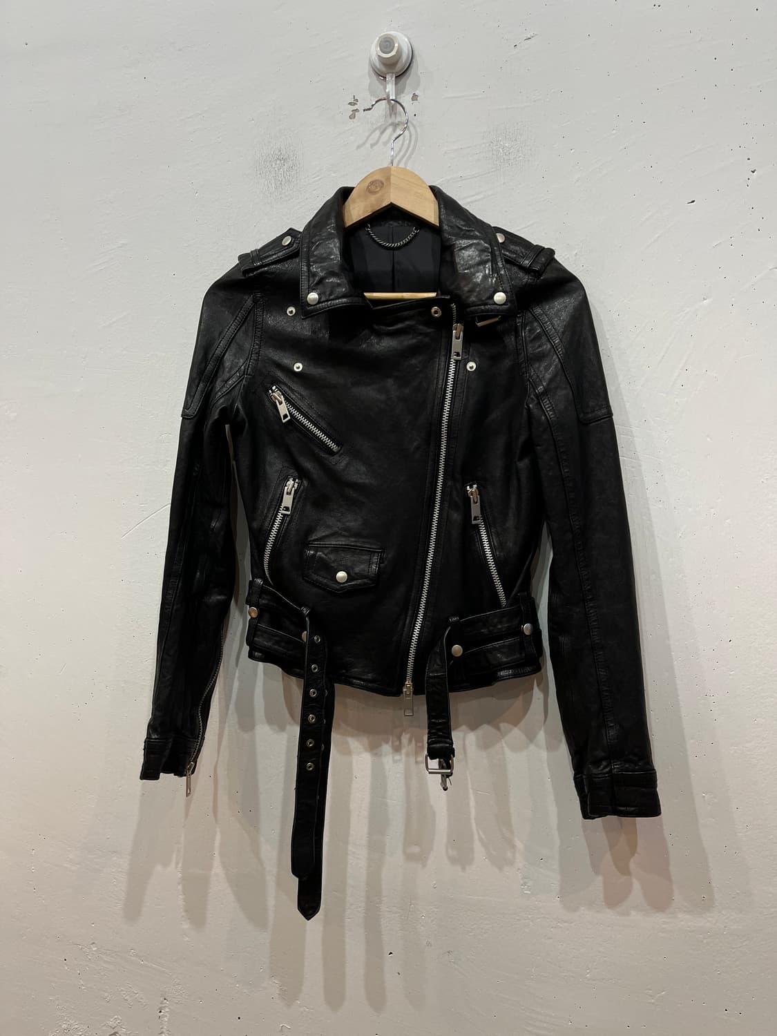 양가죽 라이더 바이커 자켓 우먼즈  상품이미지2