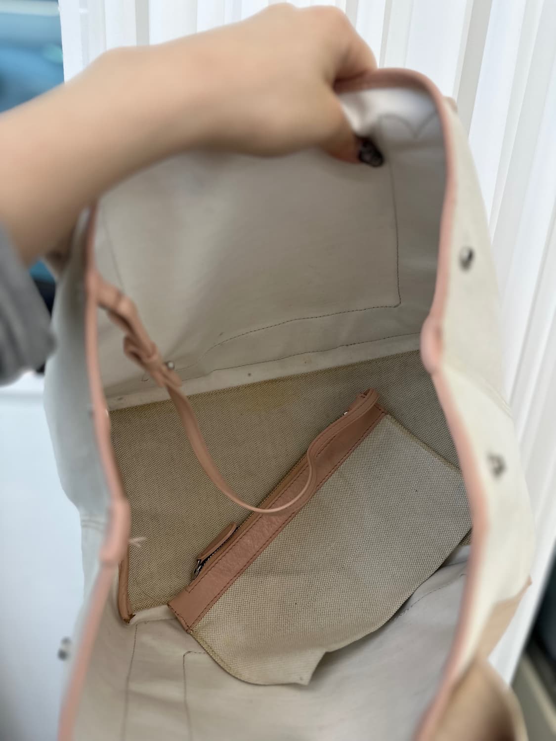 (빈티지) 발렌시아가 카바스 핑크S 상품이미지8