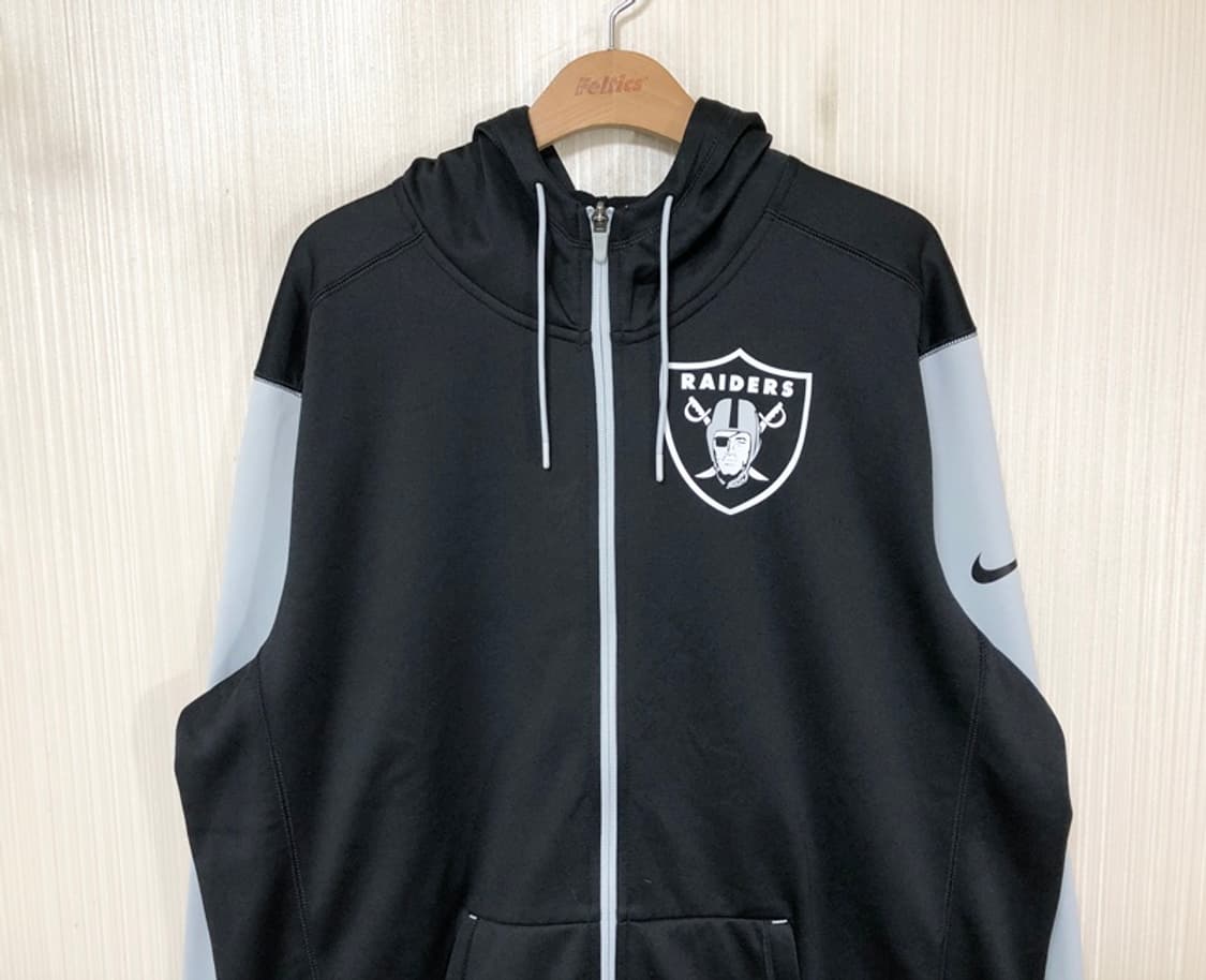 NFL 나이키 라스베가스 레이더스 후드집업자켓 L(해외) 상품이미지2