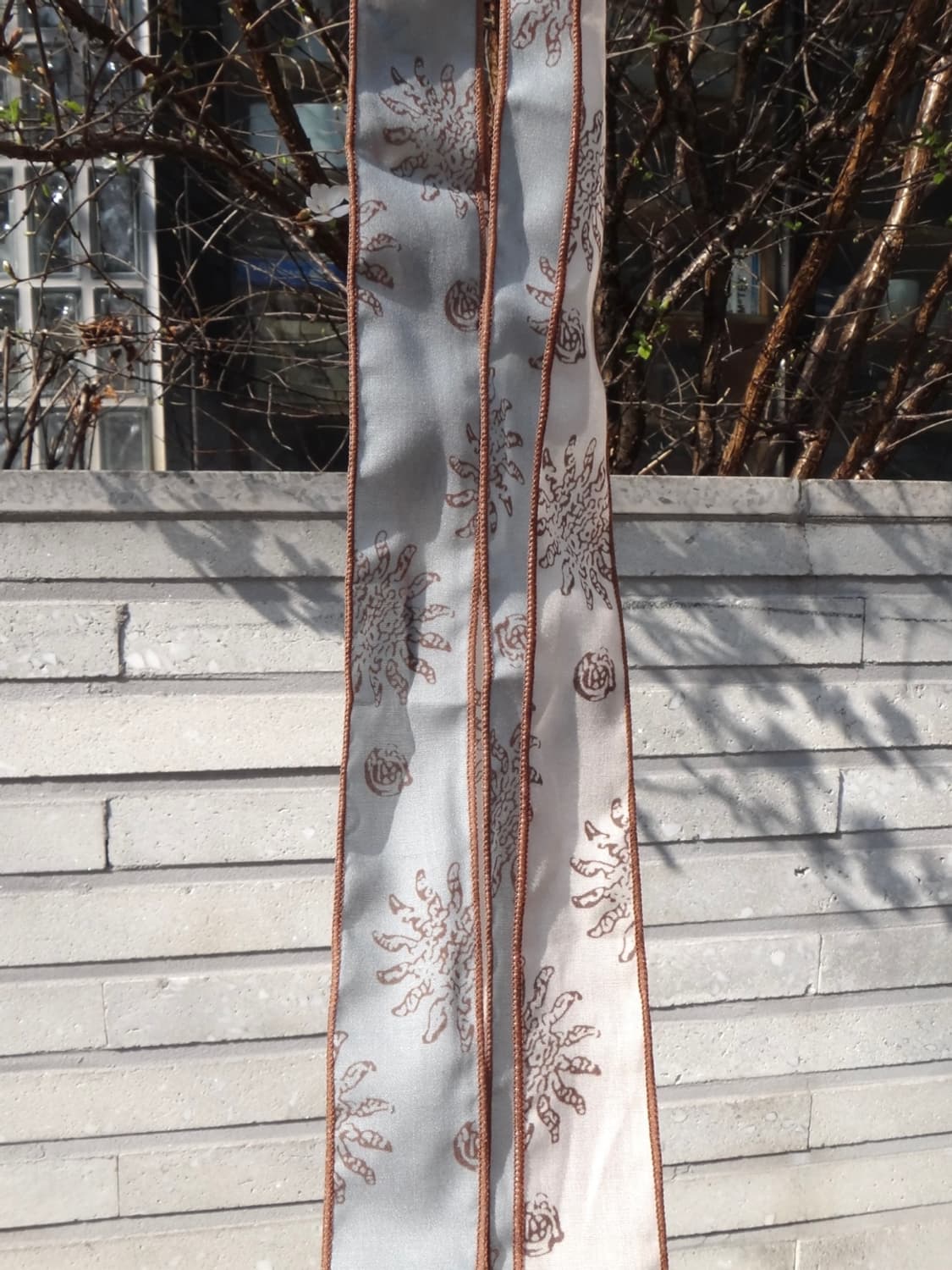 Oriental pattern thin scarf 상품이미지2