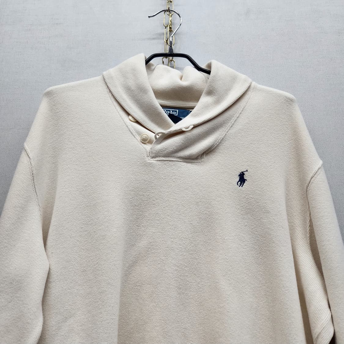 폴로랄프로렌 로고 숄라카 니트 L(XL) 상품이미지2