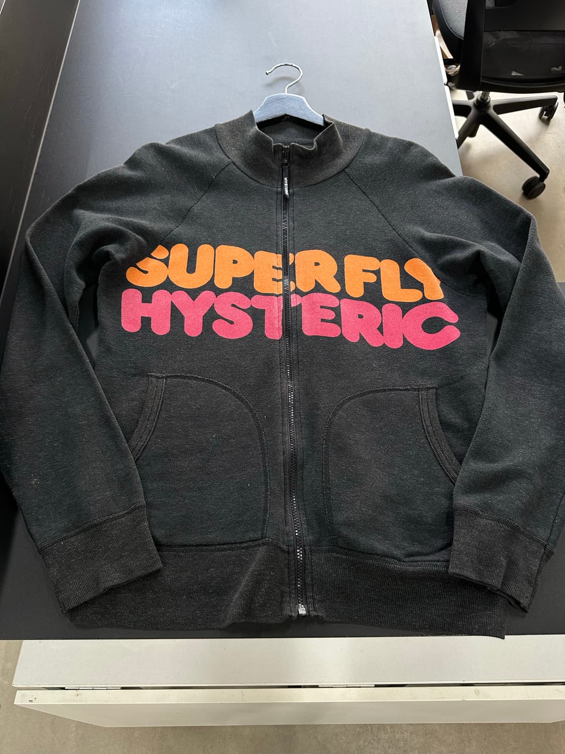 히스테릭글래머 Superfly 스펠로고 코튼 집업 상품이미지4