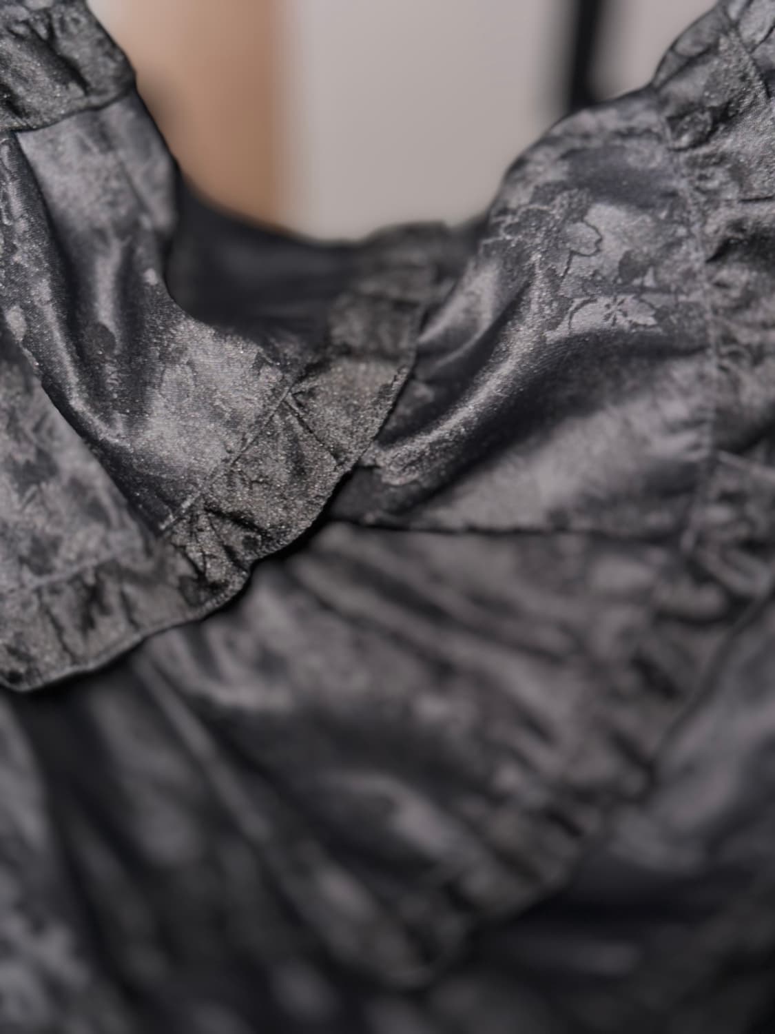 고스로리 벚꽃 프린팅 하트 프릴 캉캉 원피스 스커트 상품이미지9