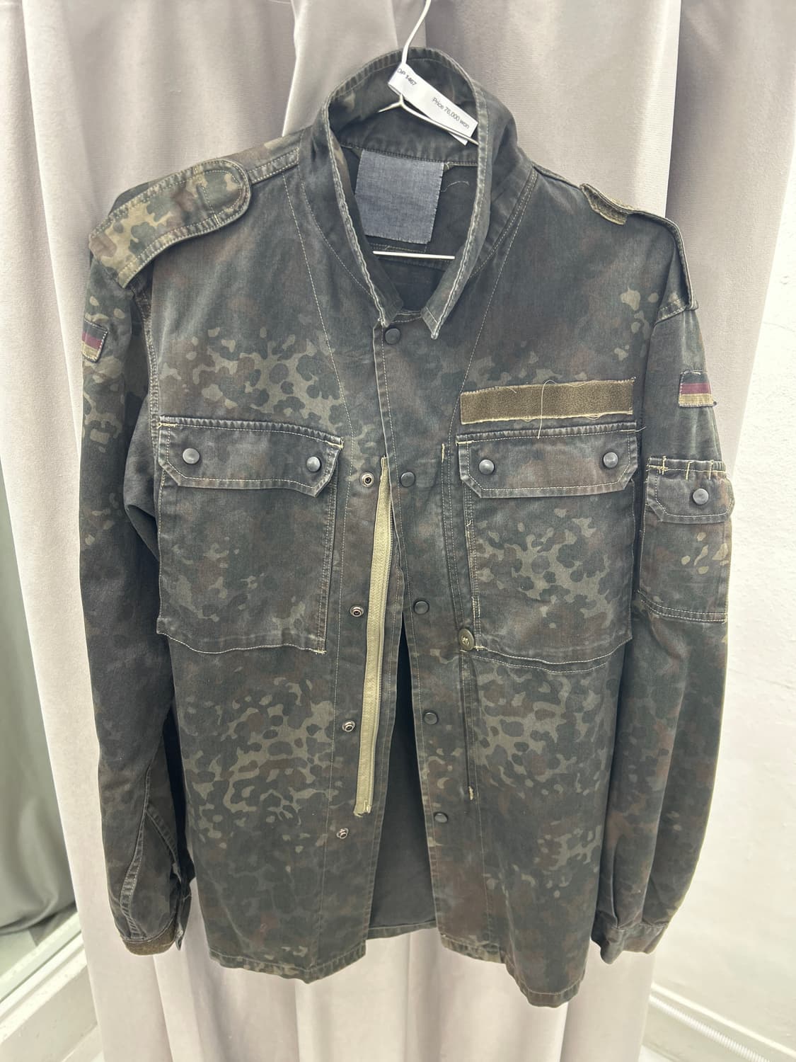 카모 밀리터리 포켓 셔츠 상품이미지1