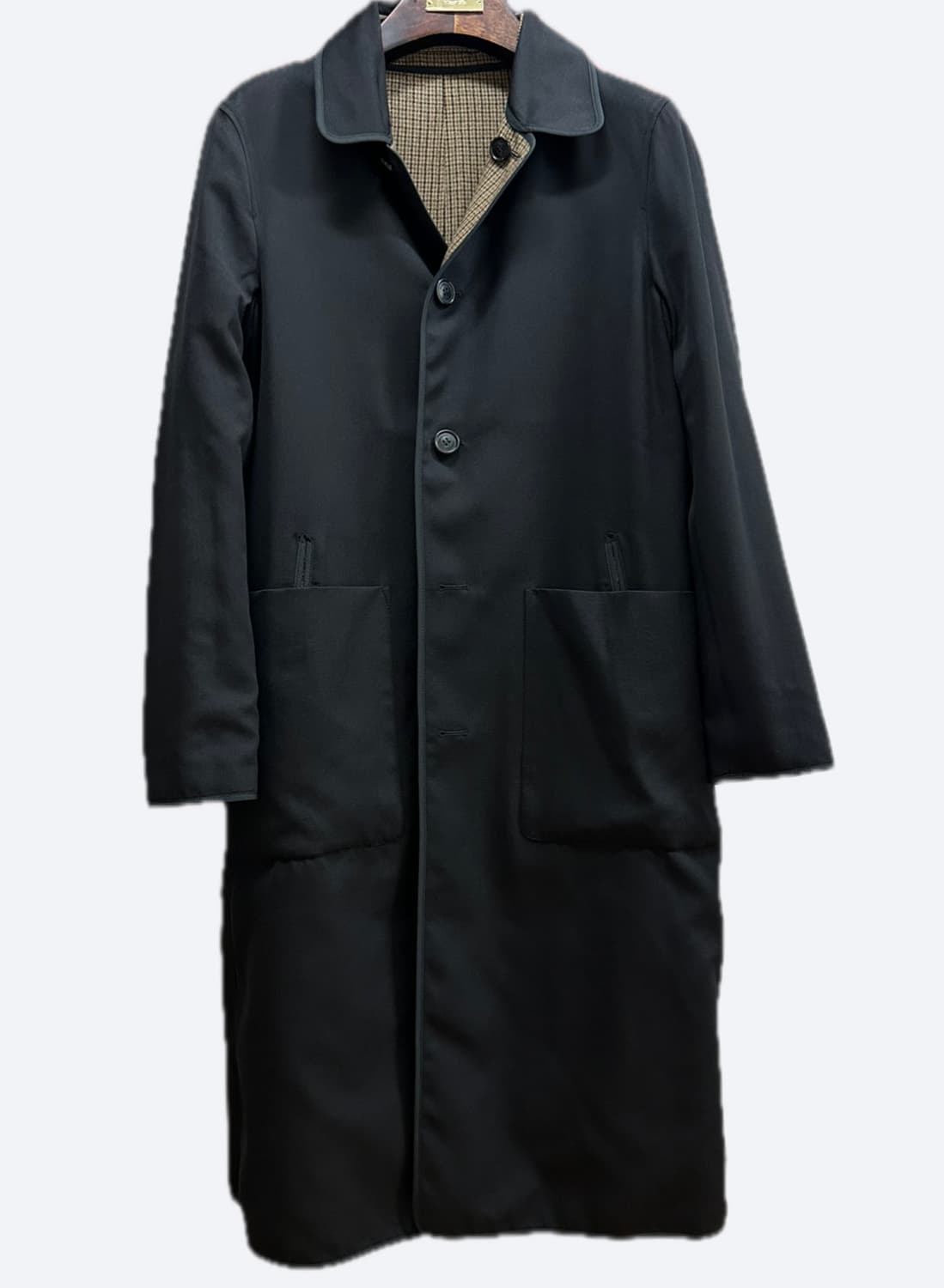 버버리 Burberry 리버서블 남성 울코트 (새상품) 상품이미지3