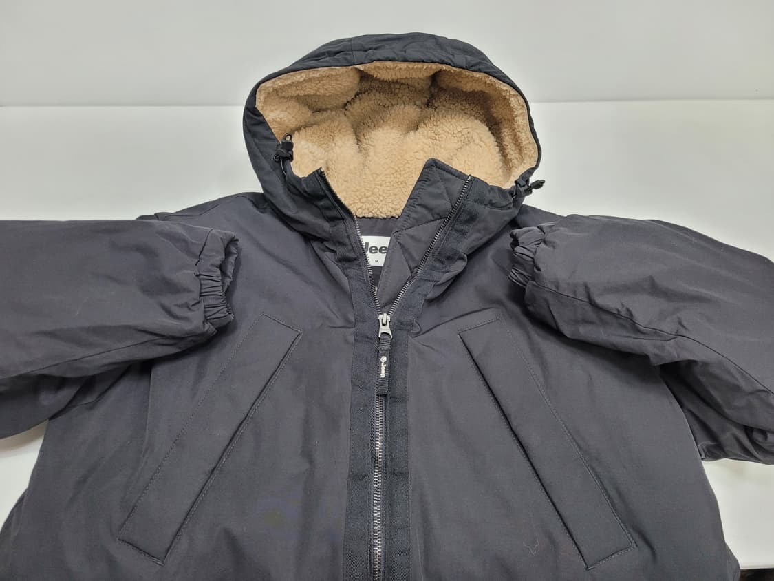 JEEP 22FW 지프 플리스 다운 패딩 점퍼 / 남 M 블랙 상품이미지3