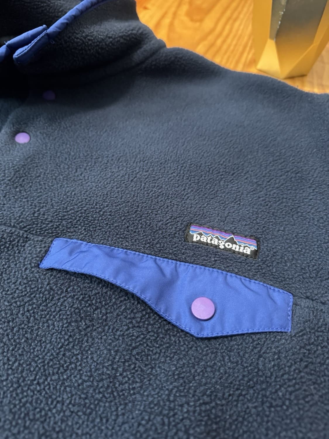 10FW 파타고니아 신칠라 스냅-T 네이비/퍼플 콜롬비아 상품이미지2