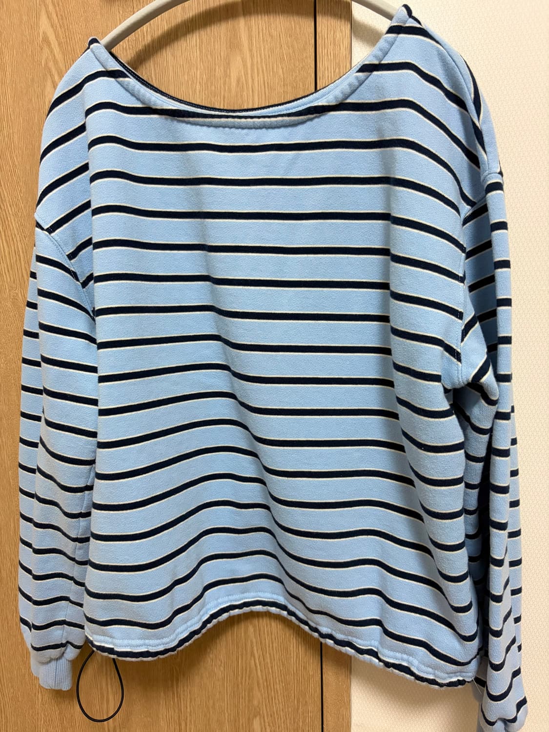 릿킴 하프숄더 스웻셔츠 소라색 상품이미지2