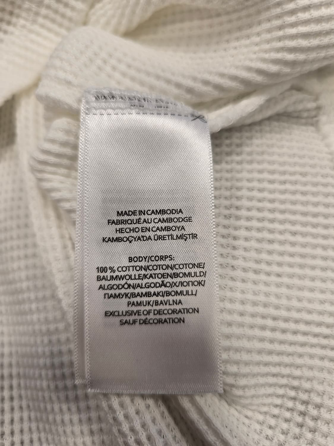 폴로 랄프로렌 와플 긴팔티 90 상품이미지9