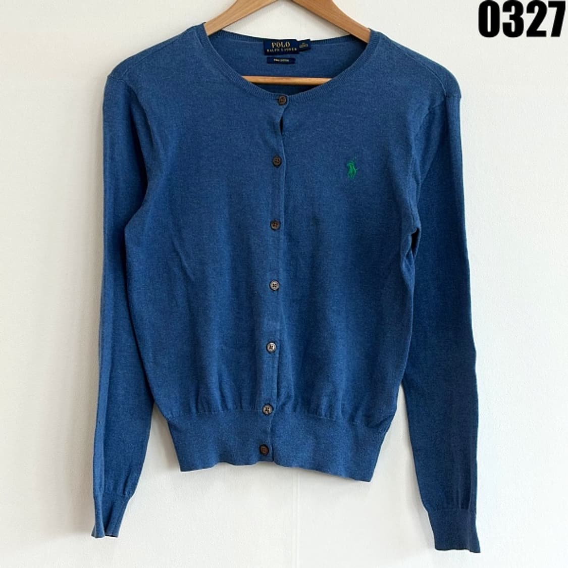 폴로 랄프로렌 PIMA 코튼 여성 가디건 니트 M 0327 상품이미지1