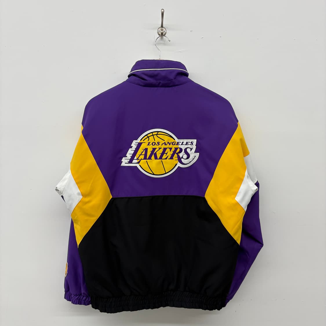 NBA 레이커스 바람막이 점퍼 보라/검정 M 상품이미지7