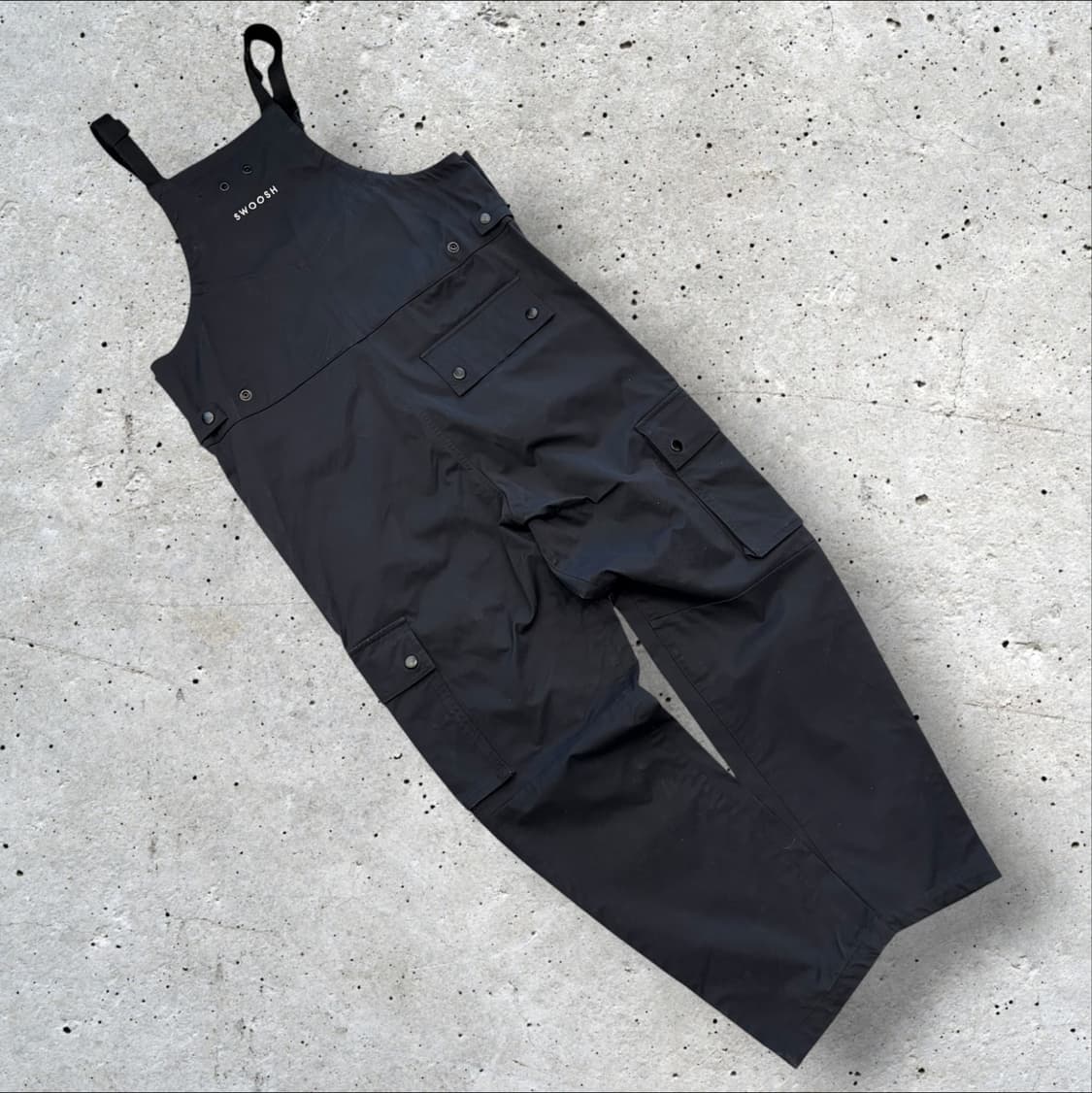 [M] 나이키 NSW 블랙 오버롤 멜빵 점프슈트 D787 상품이미지2