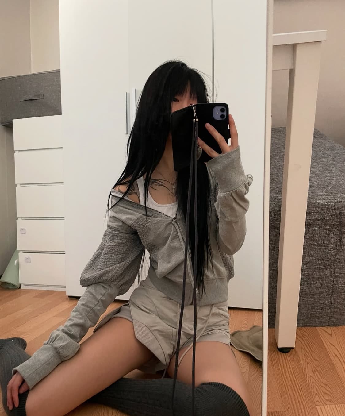 스컬프터 퍼프 후드집업 상품이미지3
