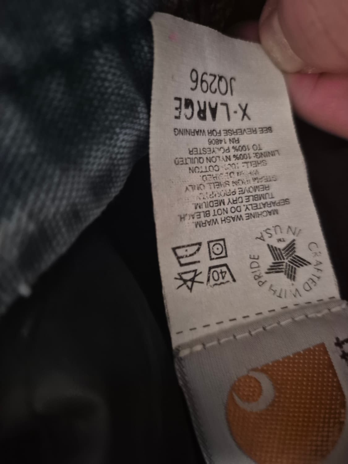 칼하트 액티브자켓 jq296 (j130이전) xl 상품이미지3