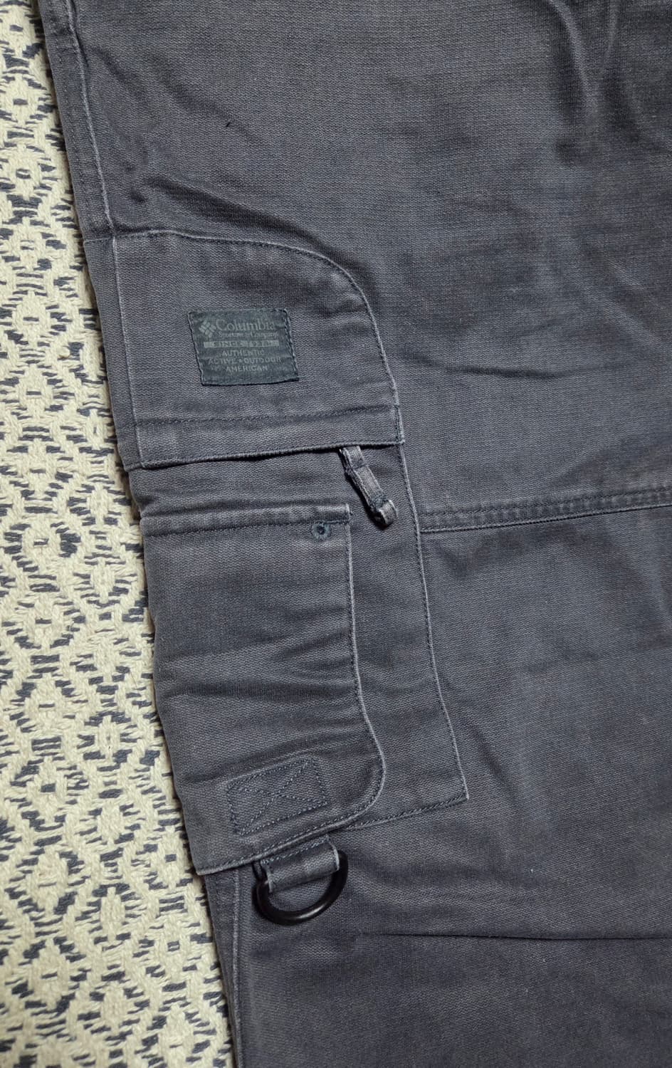 콜롬비아 Columbia 코튼 카고 팬츠 차콜 34x32 상품이미지6