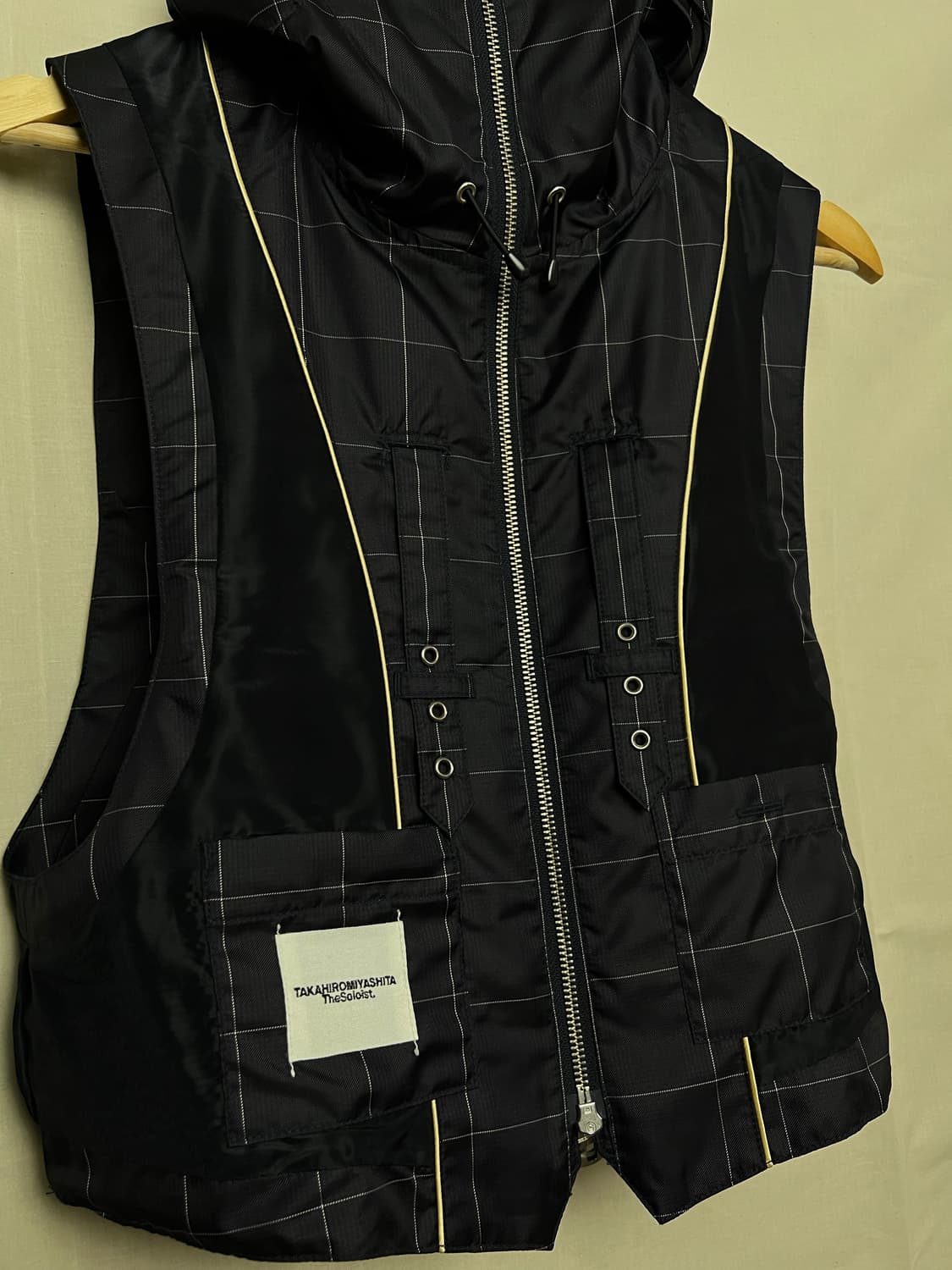 타카히로미야시타 솔로이스트 16SS 나일론 후드 베스트 상품이미지4