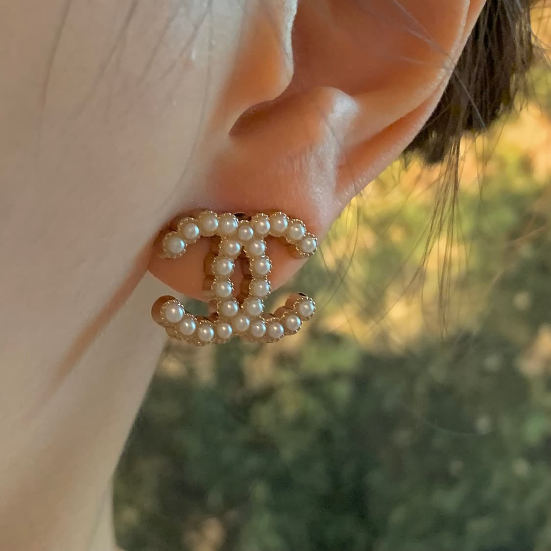 CHANEL 샤넬 업사이클링 귀걸이 상품이미지1