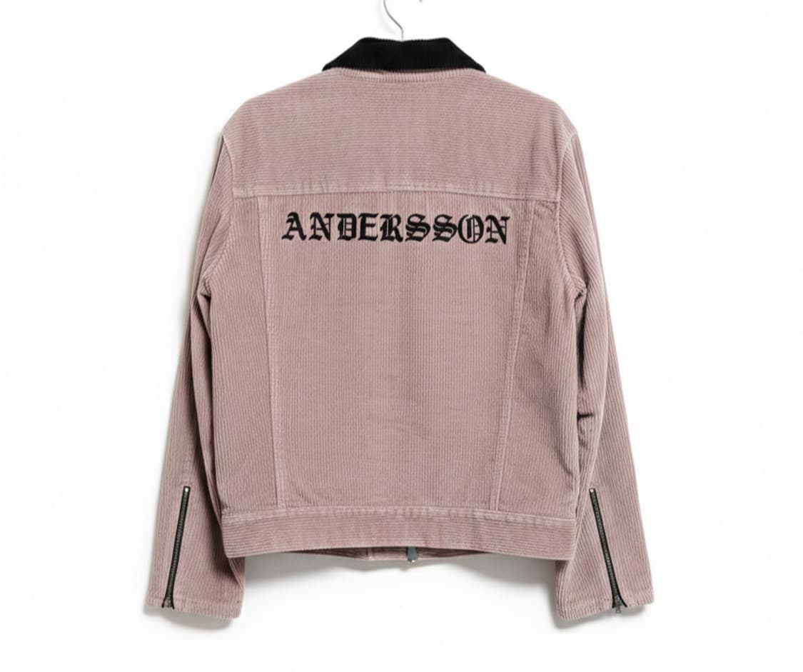 앤더슨벨 인디핑크 코듀로이 집업 자켓 상품이미지3