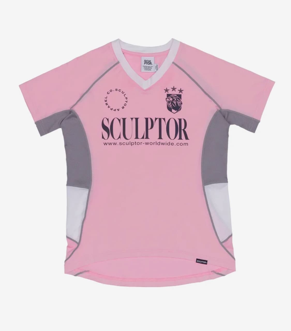 스컬프터 스포츠 저지티 운동복 핑크 상품이미지4