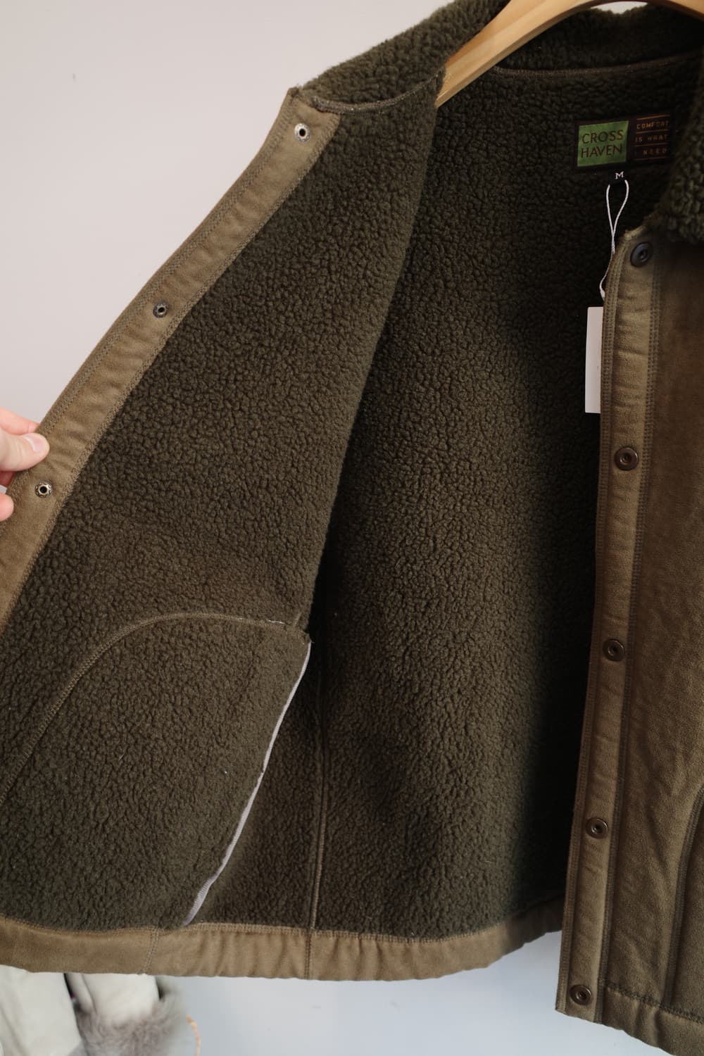 CROSS HAVEN 플리스 베스트  상품이미지5