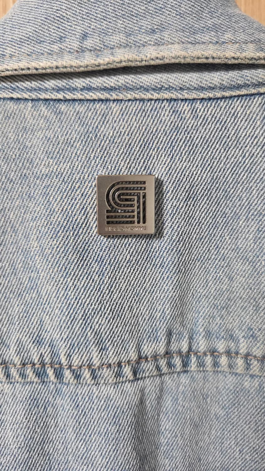 (착샷) 솔리드옴므 데님 셔츠 자켓  상품이미지5