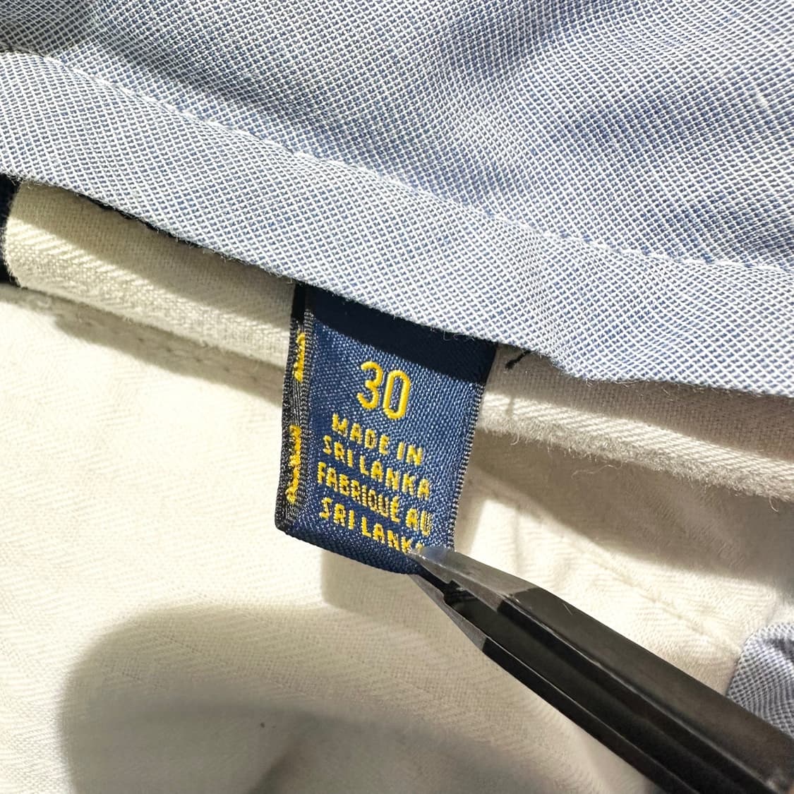 폴로 랄프로렌 린넨 하프팬츠 반바지 네이비 상품이미지7