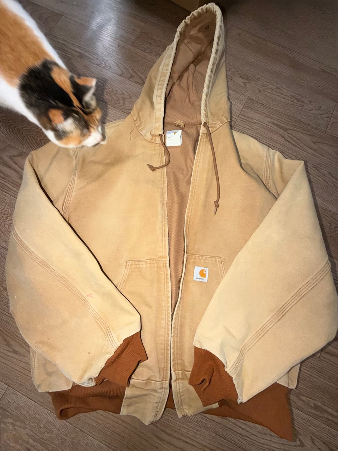 칼하트 브라운 액티브자켓 j131 08년생산 상품이미지1