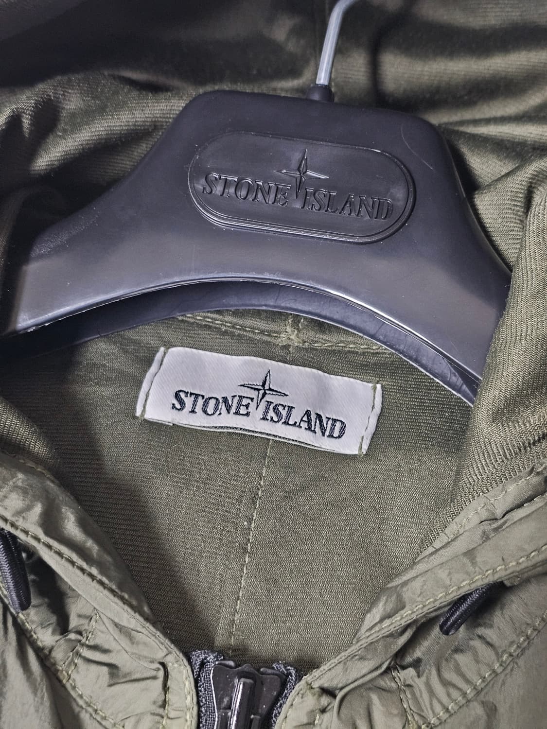 스톤아일랜드 크링클랩스 롱 후드 자켓 상품이미지5