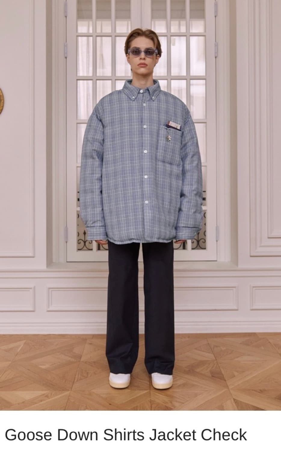 stu 패딩셔츠 패디드 셔츠 L 구스다운 상품이미지1