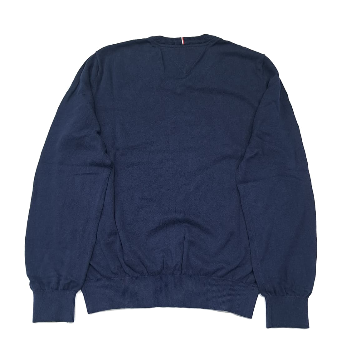 CL219 L 타미힐피거 코튼 삼색테이핑 네이비 브이넥 니트 스웨터 상품이미지6