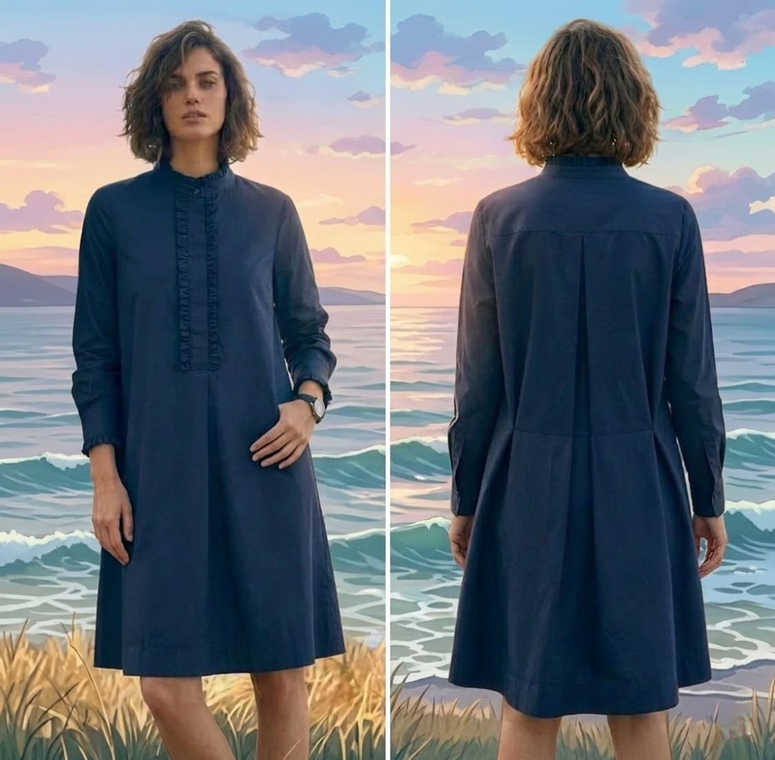 66.COS 프릴 박스원피스 상품이미지1