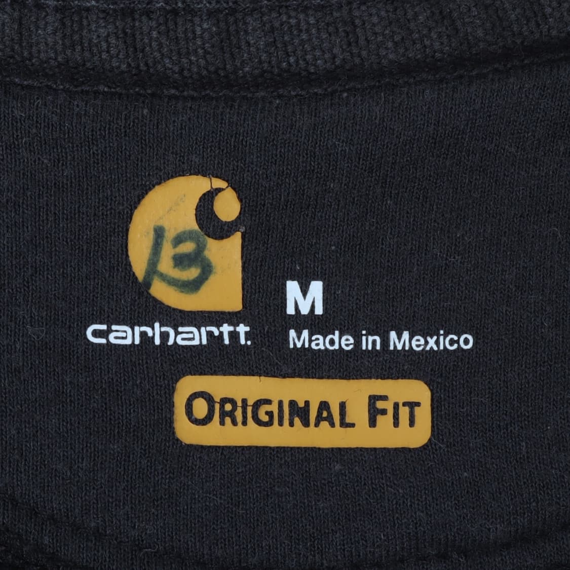 칼하트 k122 blk 블랙 오리지널 핏 후드집업 상품이미지7