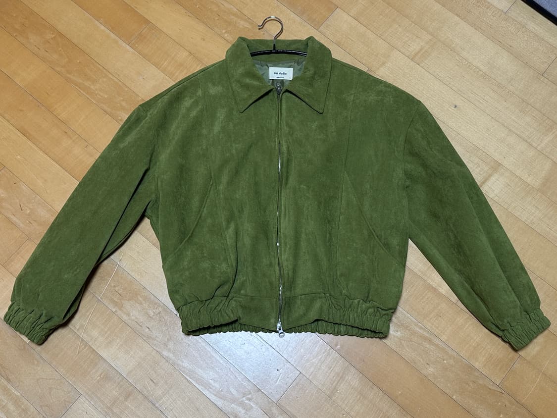 스웨이드 블루종 올리브 상품이미지6