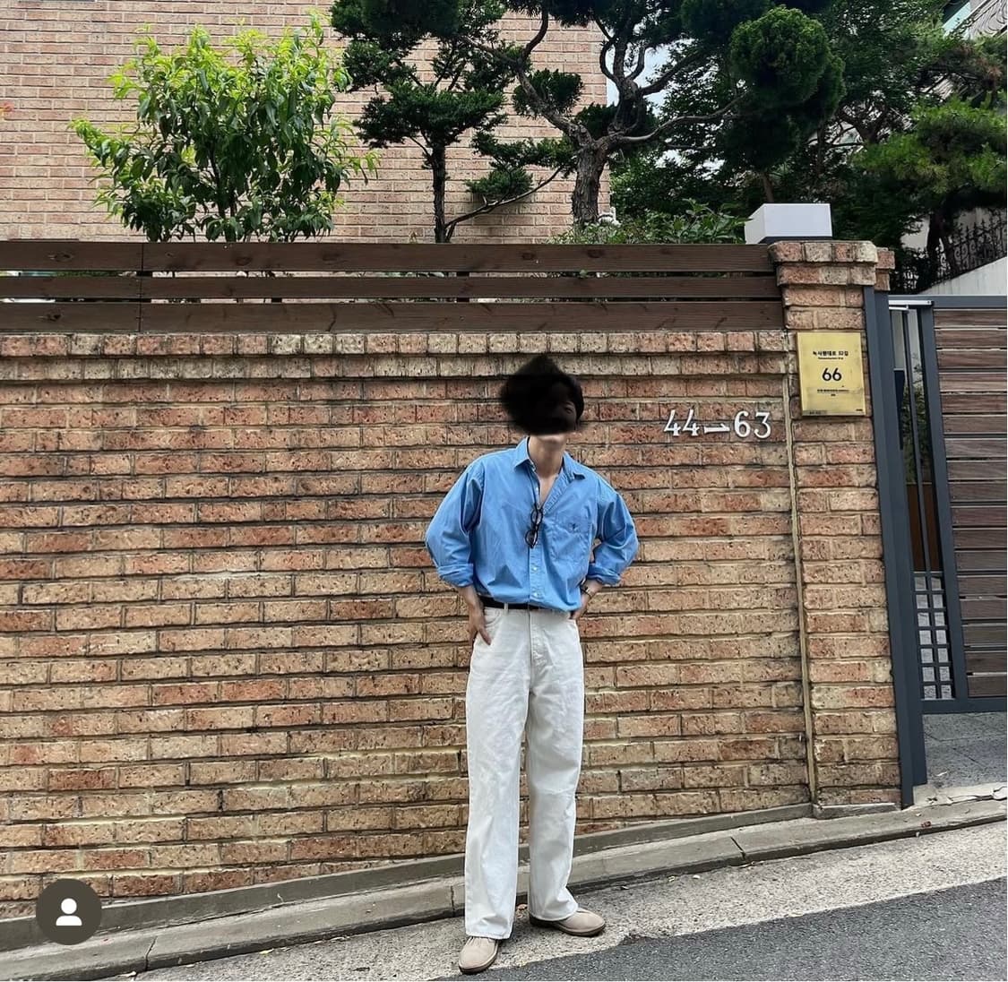 폴로랄프로렌 빈티지 블레이크 옥스포드 셔츠 - 블루 M 상품이미지9