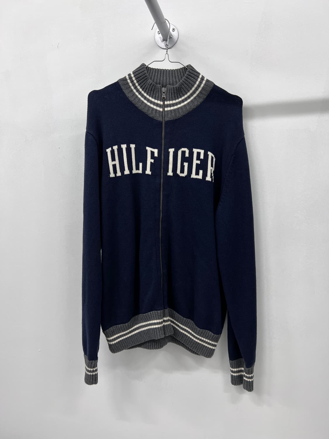tommy hilfiger logo knit zipup 상품이미지3