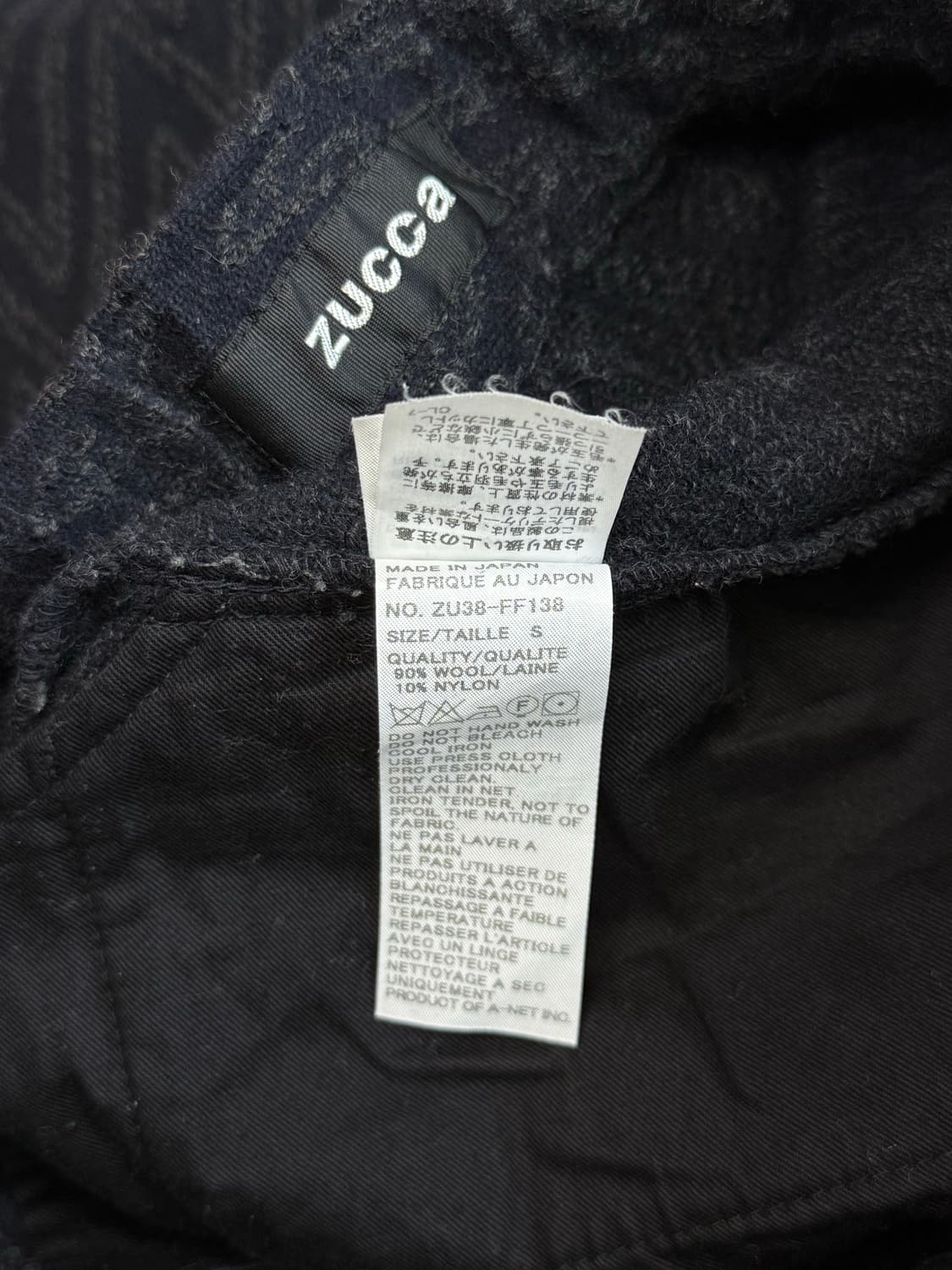 Zucca 패턴 울 시티 쇼츠 팬츠 상품이미지7